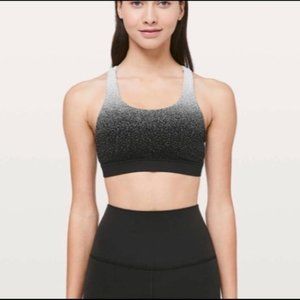 Lululemon Energy Bra Ombre Speckle Jacquard 4 EUC